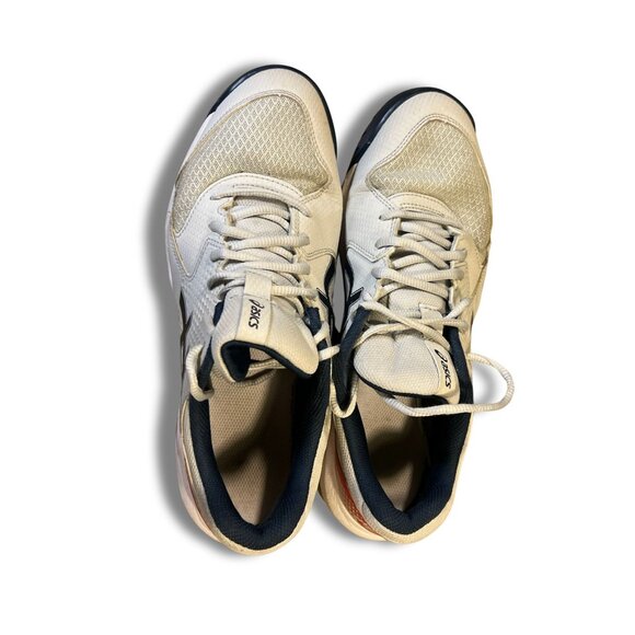 Asics Gel-Dedicate 8 Mens Tennis Shoes Size 9.5 White/Red - Picture 2 of 7